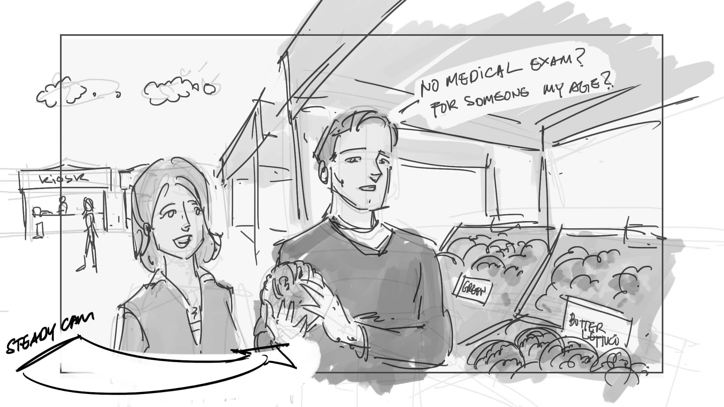 AIG - Farmer's Market Commercial Storyboard